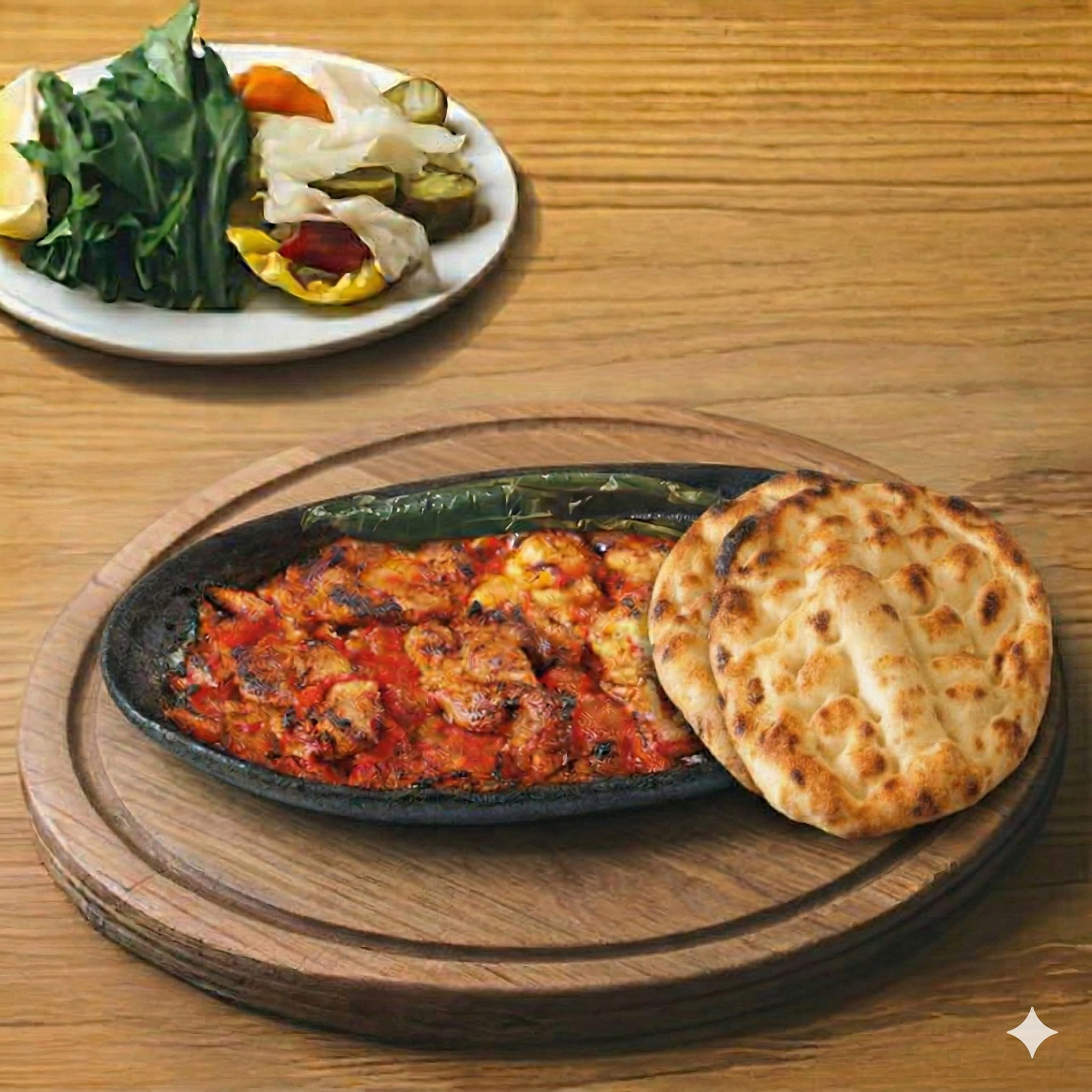 Kiremitte Tavuk Kanat